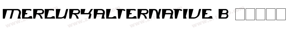 MercuryAlternative B字体转换